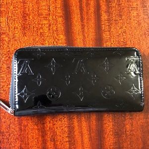 Patent leather wallet
